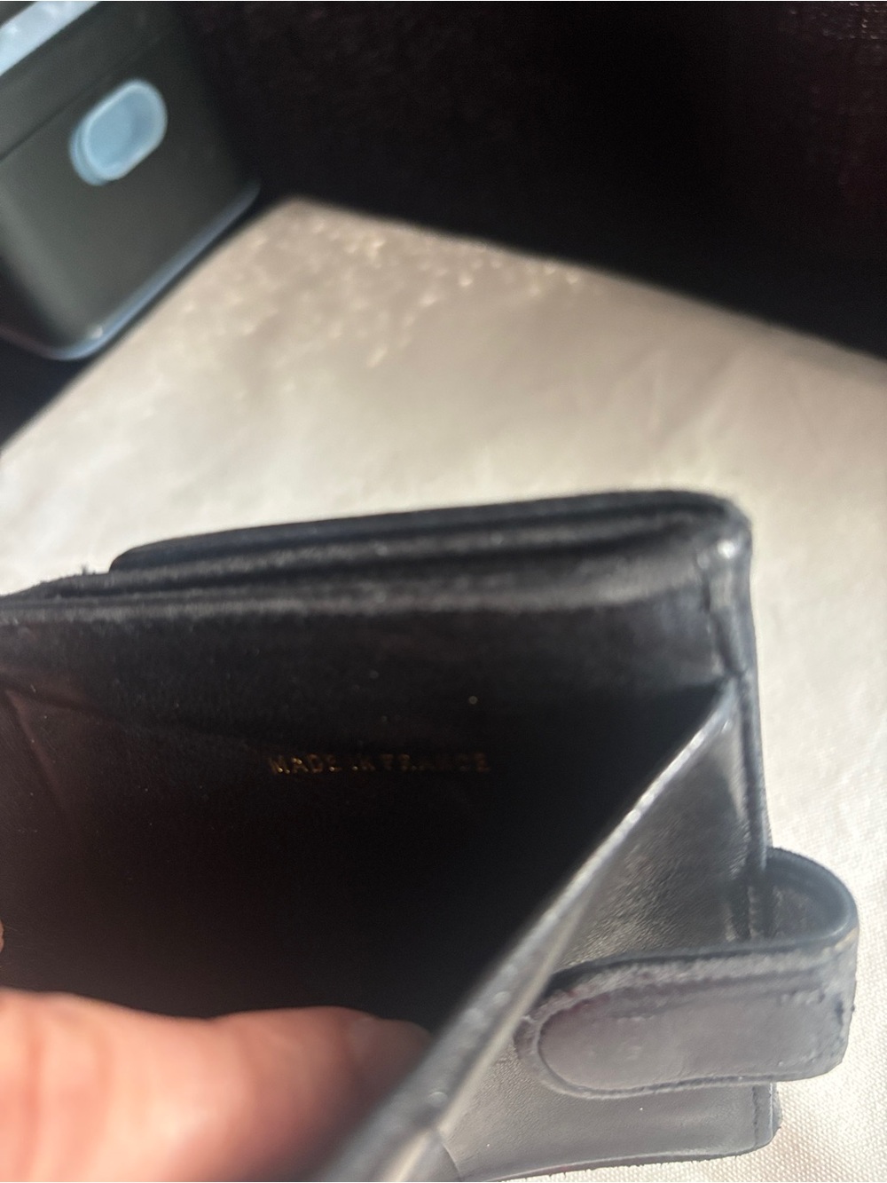 Chanel Black Quilted CC Logo Leather Wallet with COA card - Picture 13 of 17